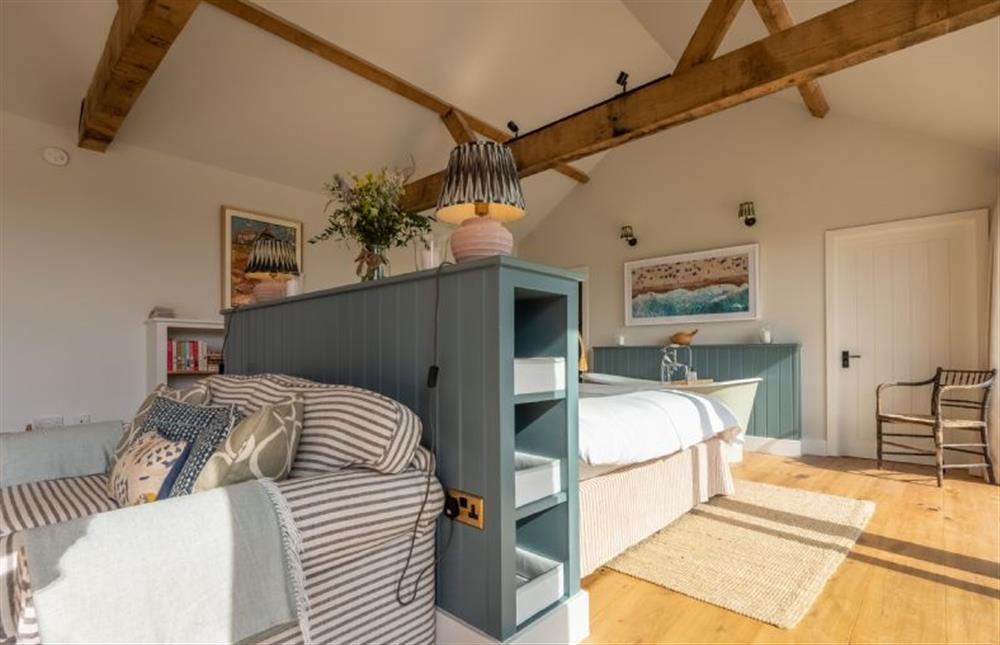 Ground floor: In to the bedroom area at The Goat Shed, Thompson near Thetford