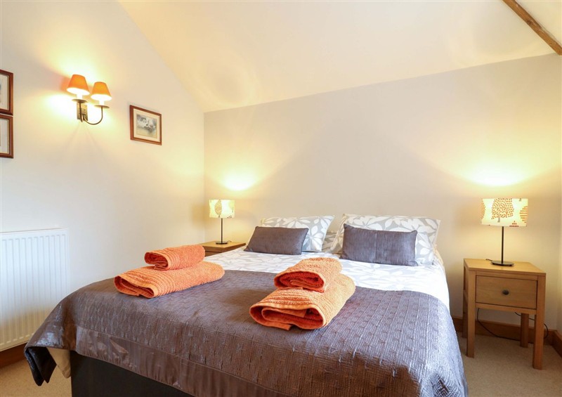 One of the 2 bedrooms at The Golden Cross, Mendham near Harleston
