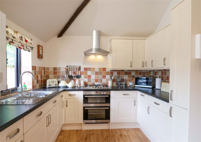 The kitchen at The Golden Cross, Mendham near Harleston