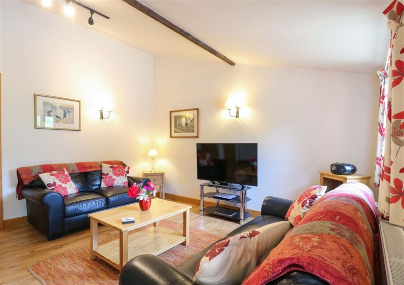 The living area at The Golden Cross, Mendham near Harleston