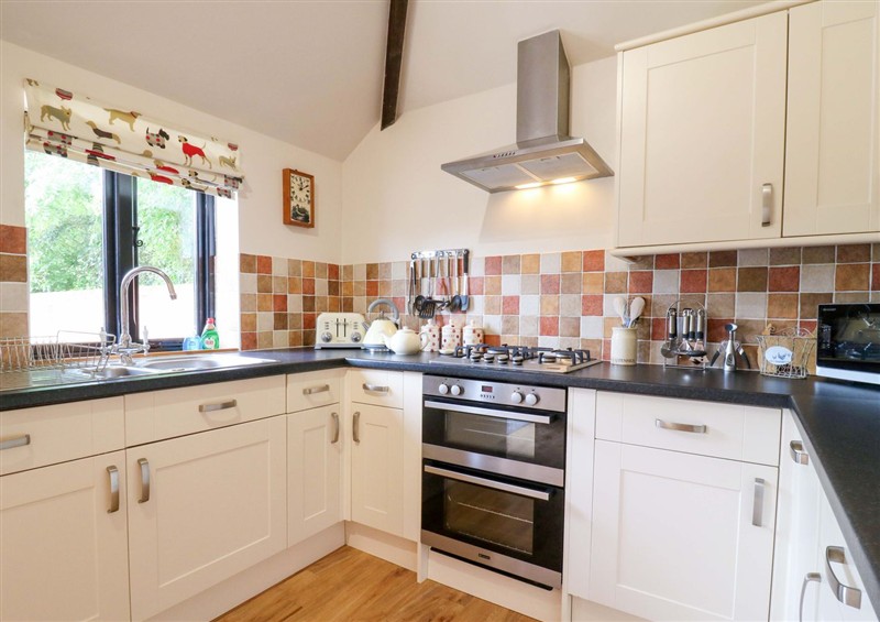 This is the kitchen at The Golden Cross, Mendham near Harleston