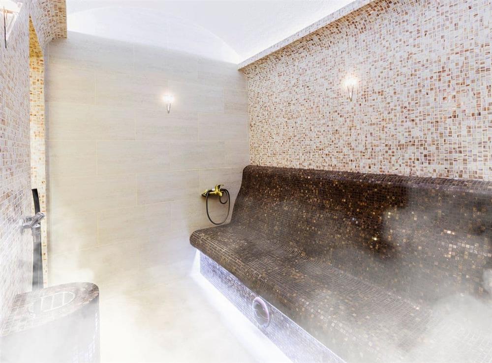Steam room at The Golden Crown in Tarbolton, near Ayr, Ayrshire