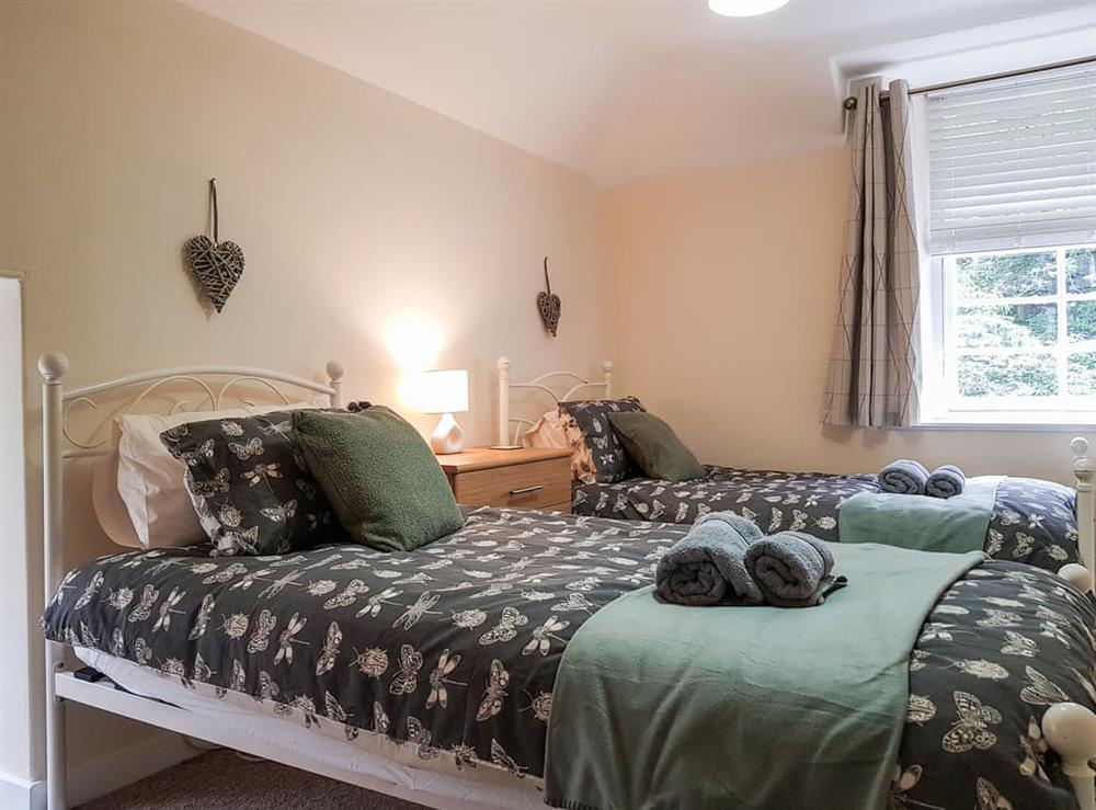 Twin bedroom at The Goldsmiths Apartment in Markinch, near Glenrothes, Fife