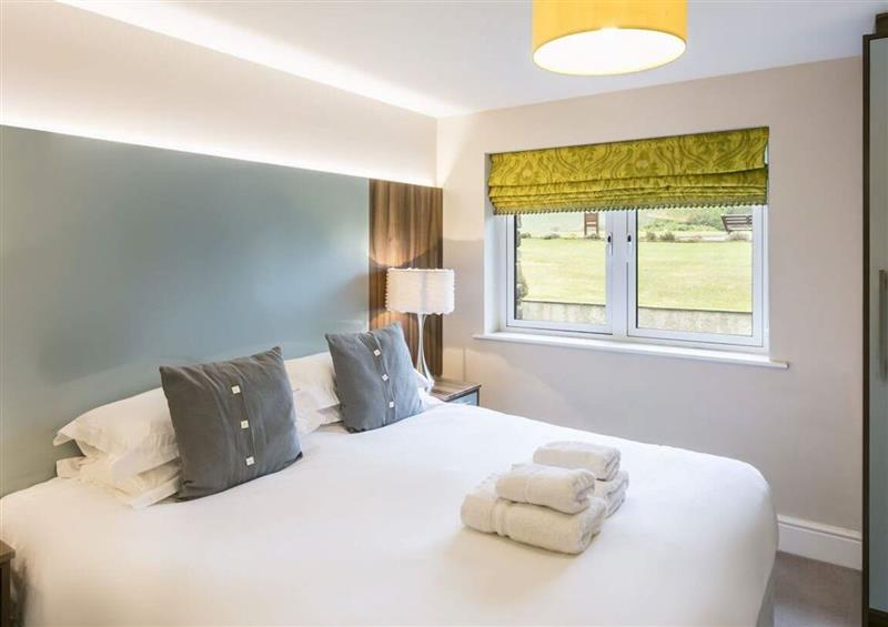 One of the 2 bedrooms at The Golf Apartment, Kendal
