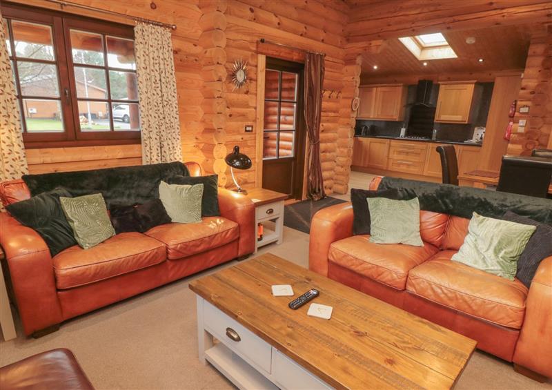 Relax in the living area at The Goodlife, Felton