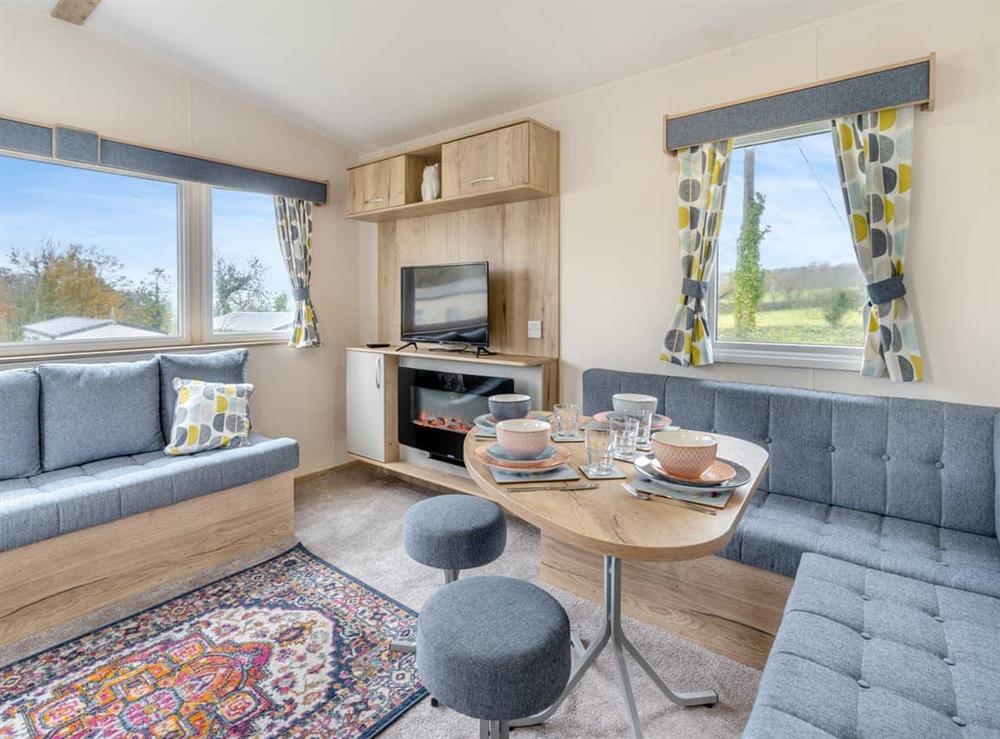 Open plan living space at The Goscar in Begelly, Dyfed