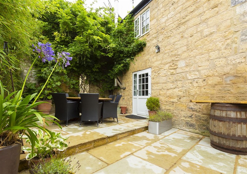 The patio in The Granary