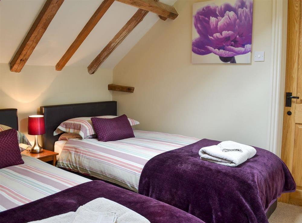Twin bedroom at The Granary in Aldbrough, near Hornsea, North Humberside