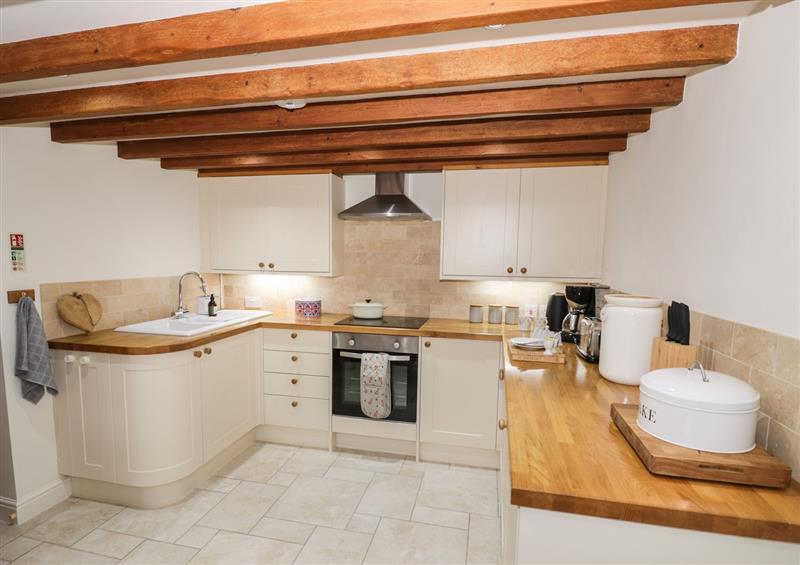 This is the kitchen at The Granary at Field Farm, Wickhamford near Broadway