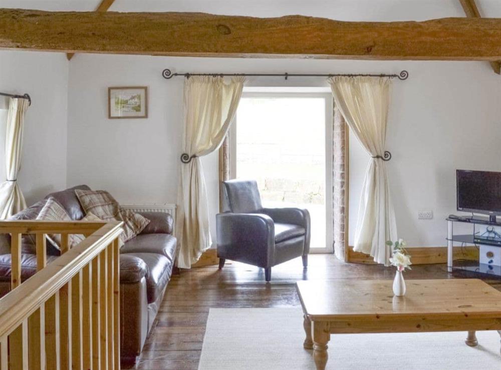 Welcoming living room at The Granary Barn in North Willingham, near Market Rasen, Lincolnshire