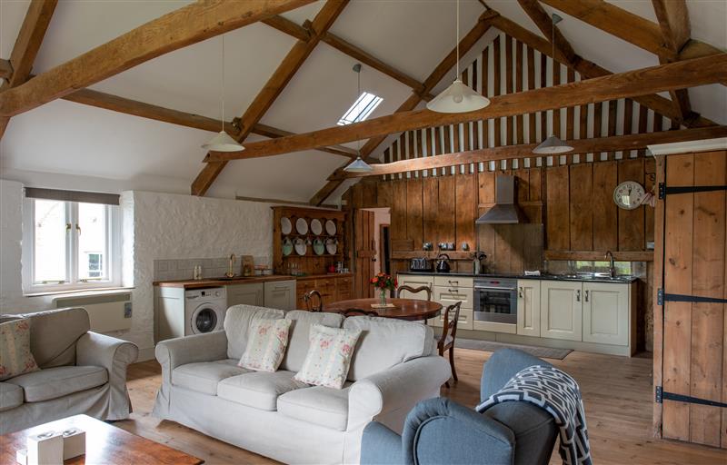 Enjoy the living room at The Granary, Barwick near Yeovil