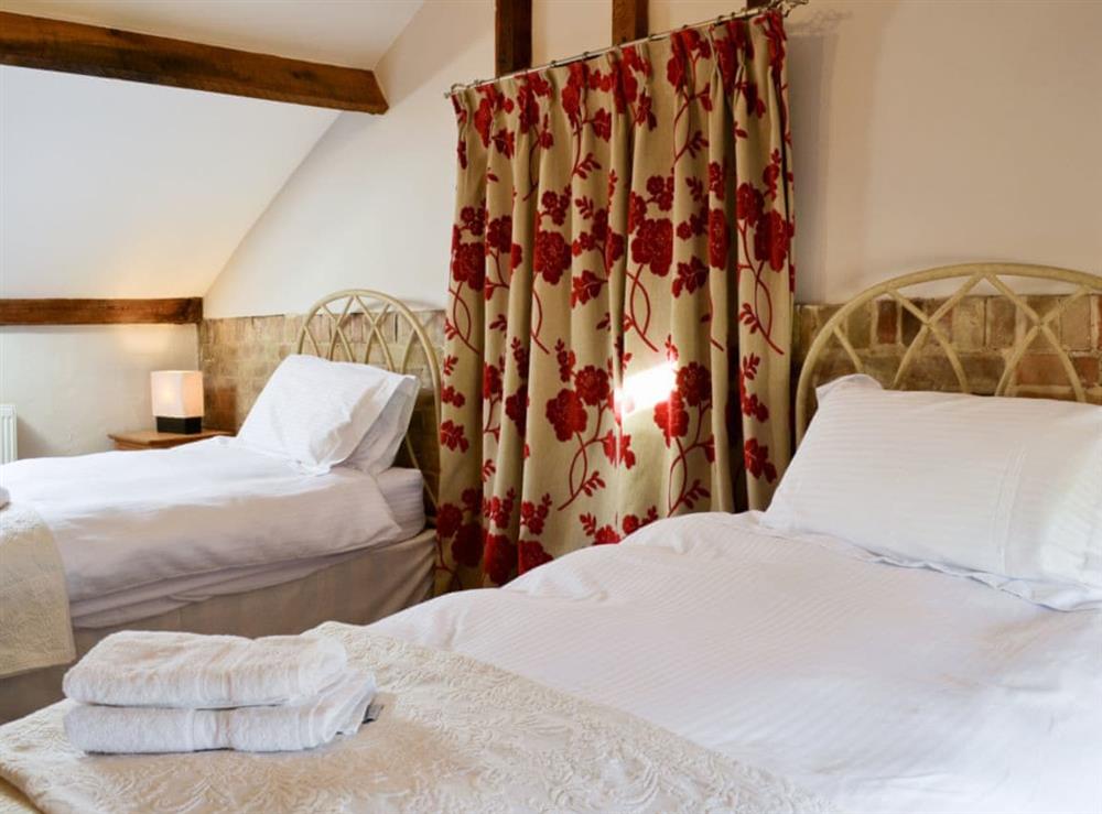 Twin bedroom at The Granary in Beccles, Suffolk