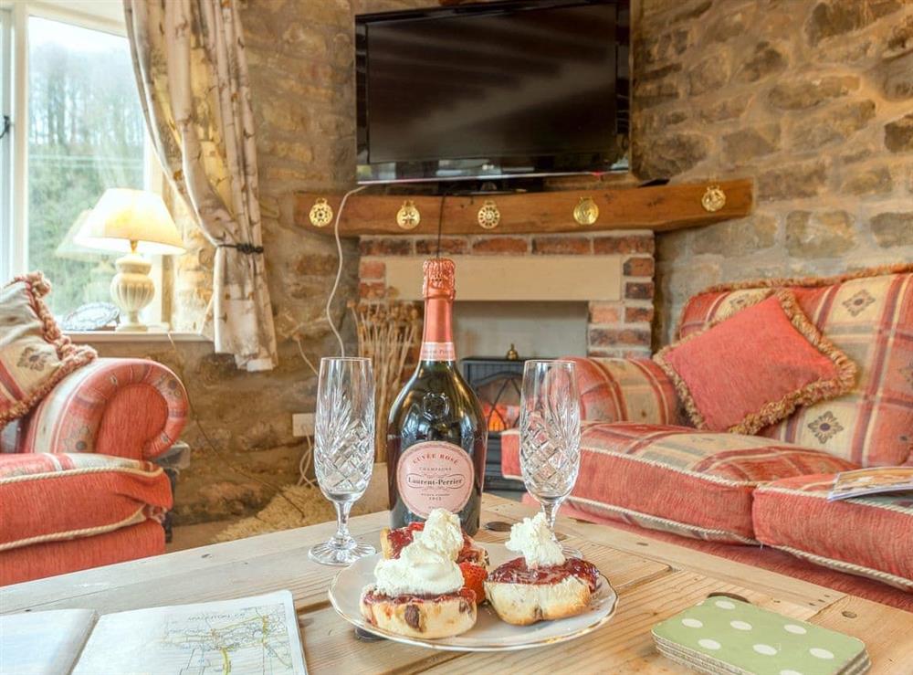 Attractive living area at The Granary in Bilsdale, near Helmsley, North Yorkshire