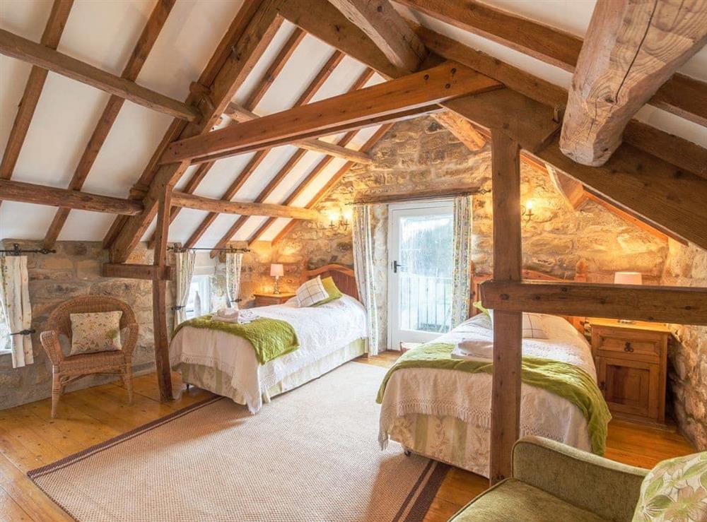 Well presented twin bedroom at The Granary in Bilsdale, near Helmsley, North Yorkshire