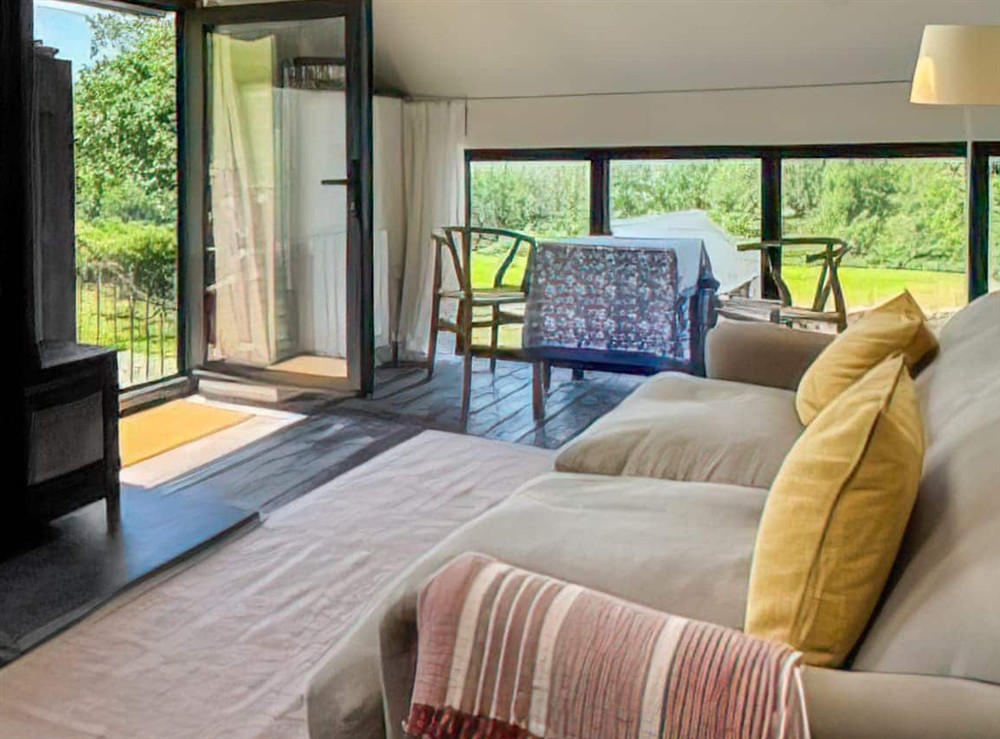 Living area at The Granary in Boughrood Brecon, Powys