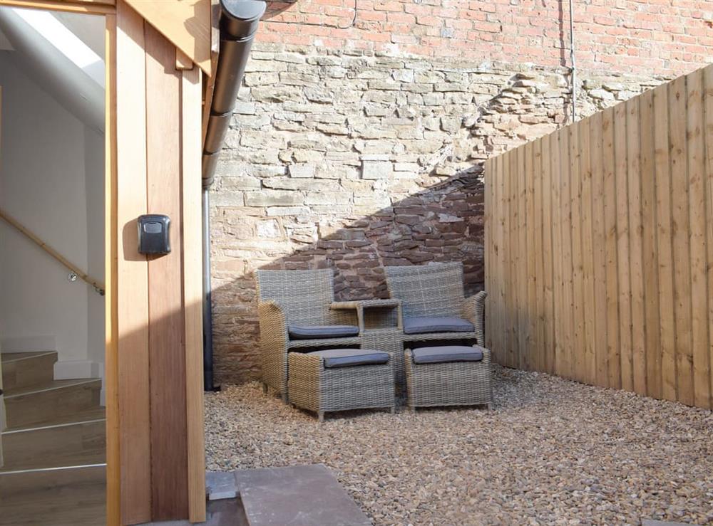Outdoor area at The Granary in Clee St Margaret, Shropshire