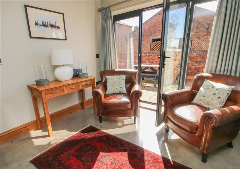 The living room at The Granary, Edgmond