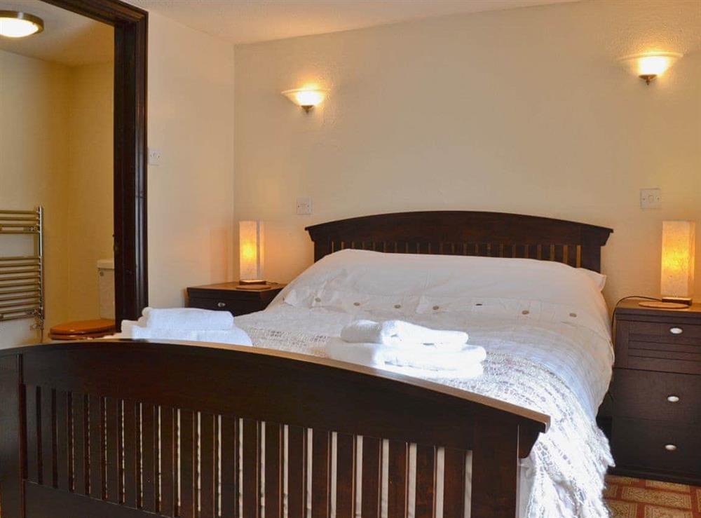 Double bedroom at The Granary in Egloskerry, near Launceston, Cornwall