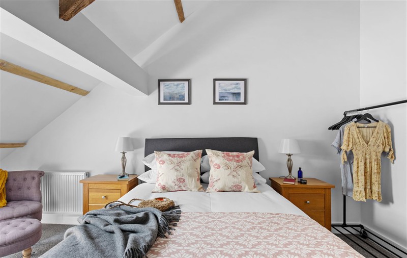A photo of the bedroom at
