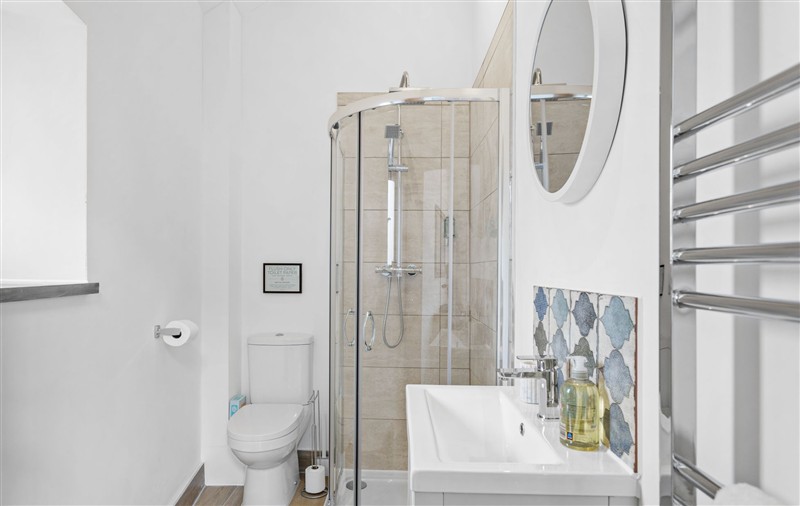 The bathroom at