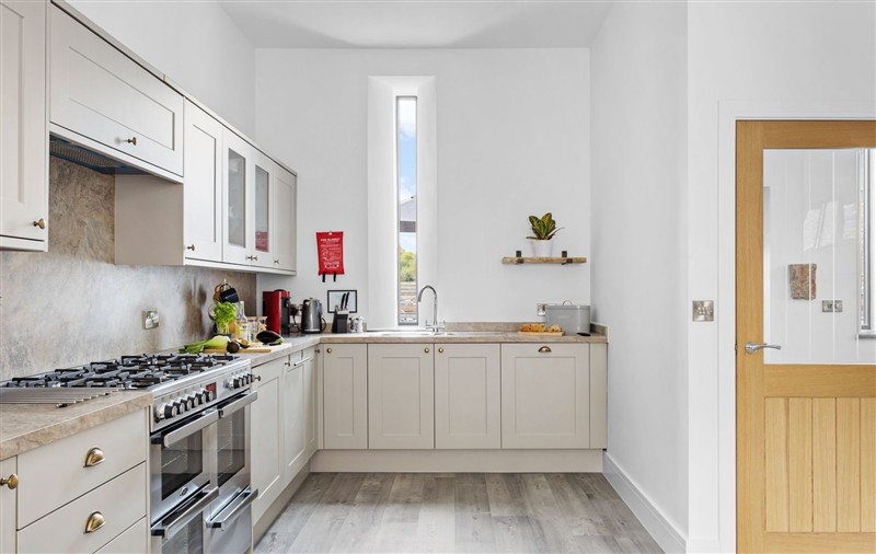 The kitchen at