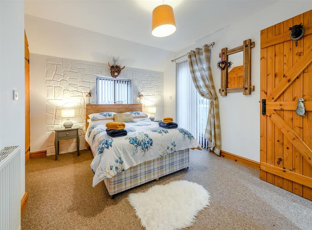 Double bedroom at The Granary in Hundleton, near Pembroke, Dyfed