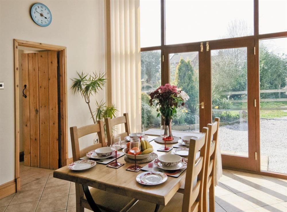 Dining Area at The Granary in Kinglsey Holt, near Ashbourne, Staffordshire