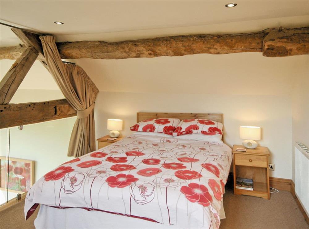 Double bedroom at The Granary in Kinglsey Holt, near Ashbourne, Staffordshire