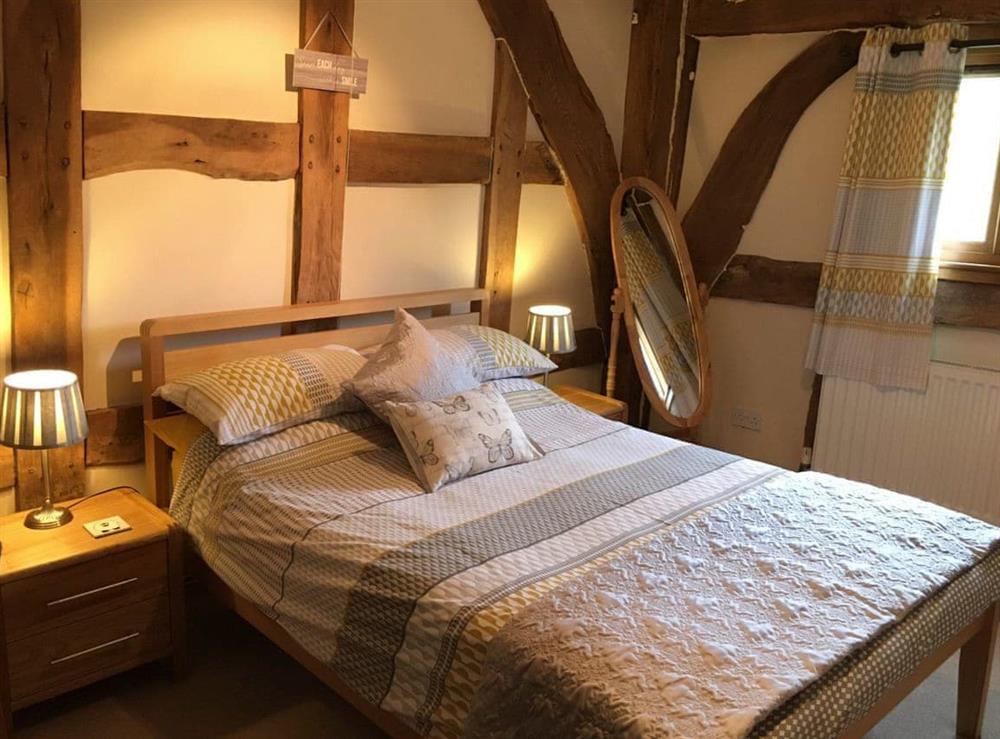 Double bedroom at The Granary in Kingsland, Herefordshire