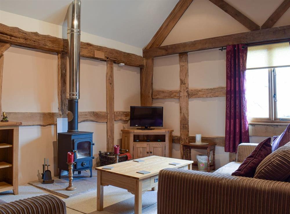 Living room at The Granary in Kingsland, Herefordshire