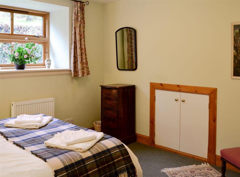 Comfy double bedroom at The Granary in Lanton, near Jedburgh, The Scottish Borders, Roxburghshire