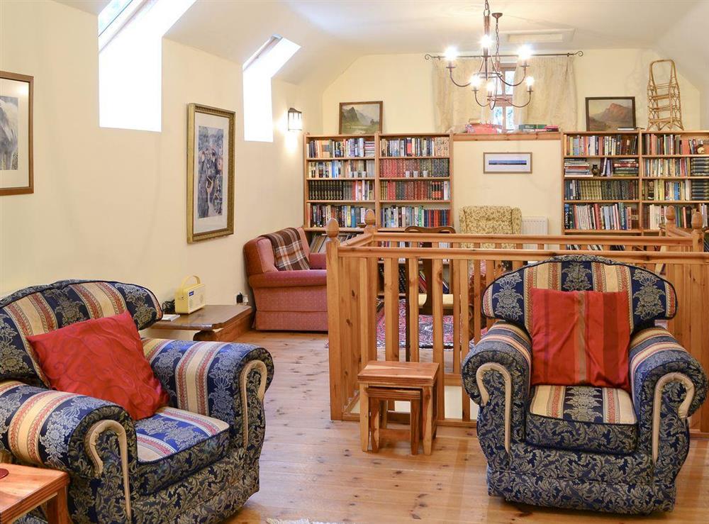 Spacious living room at The Granary in Lanton, near Jedburgh, The Scottish Borders, Roxburghshire
