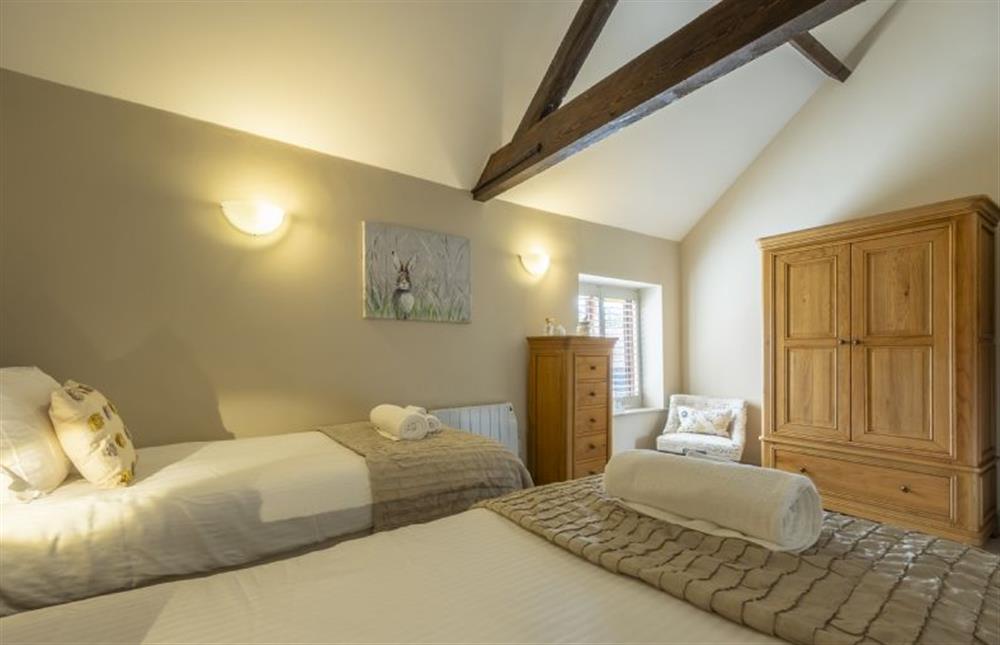 Bedroom two with adult twin beds (photo 2) at The Granary, Oulton near Norwich