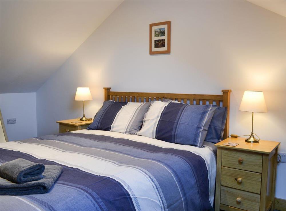 Double bedroom at The Granary in Pentre Felin near Porthmadog, Gwynedd