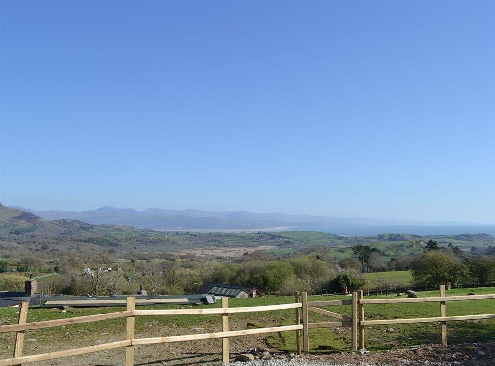 View at The Granary in Pentre Felin near Porthmadog, Gwynedd