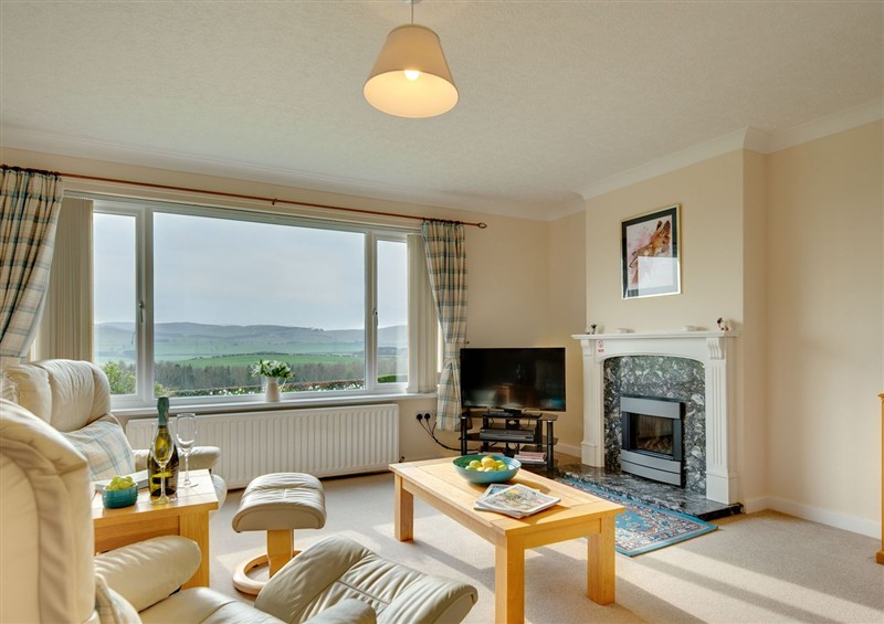 The living area at The Granary, Powburn