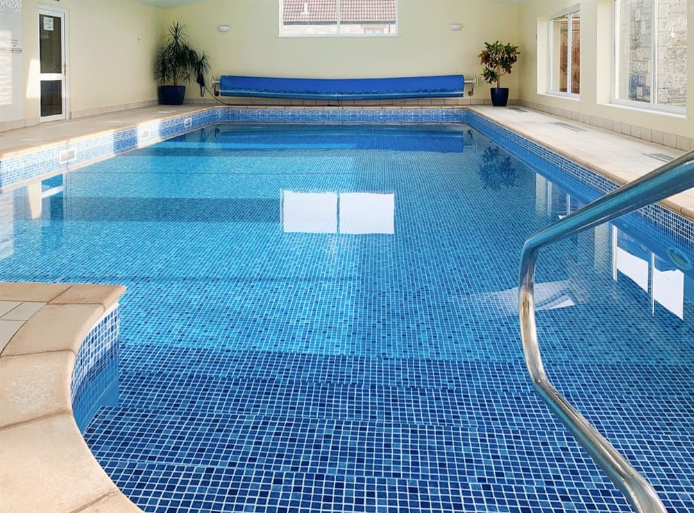 Swimming pool at The Granary in Stoke St. Gregory, near Taunton, Somerset