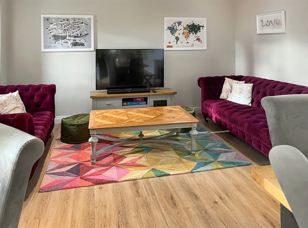 Living area at The Granary in Thornhaugh, near Wisbech, Cambridgeshire