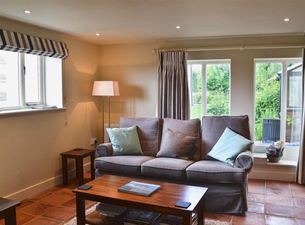 Living room at The Granary in Thrandeston, Diss, Suffolk