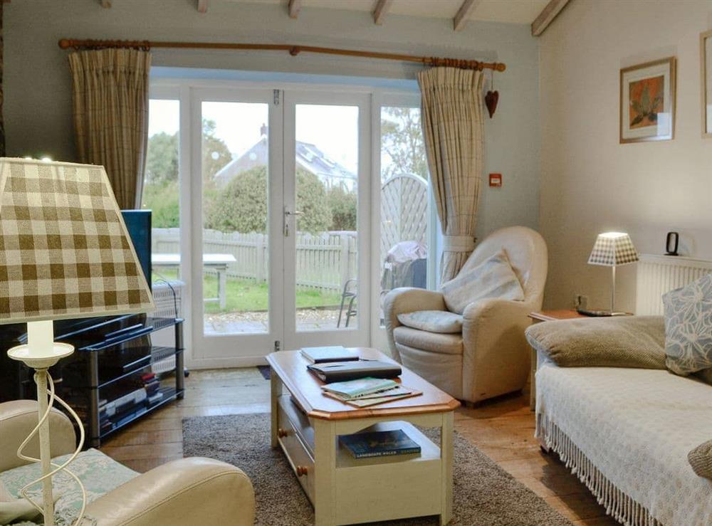 Light and airy living room at The Granary in Three Crosses, Gower, Swansea., West Glamorgan