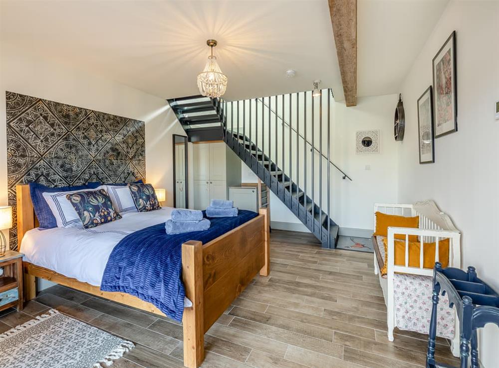 Double bedroom at The Granary in West Moneylaws, near Berwick-upon-Tweed, Northumberland
