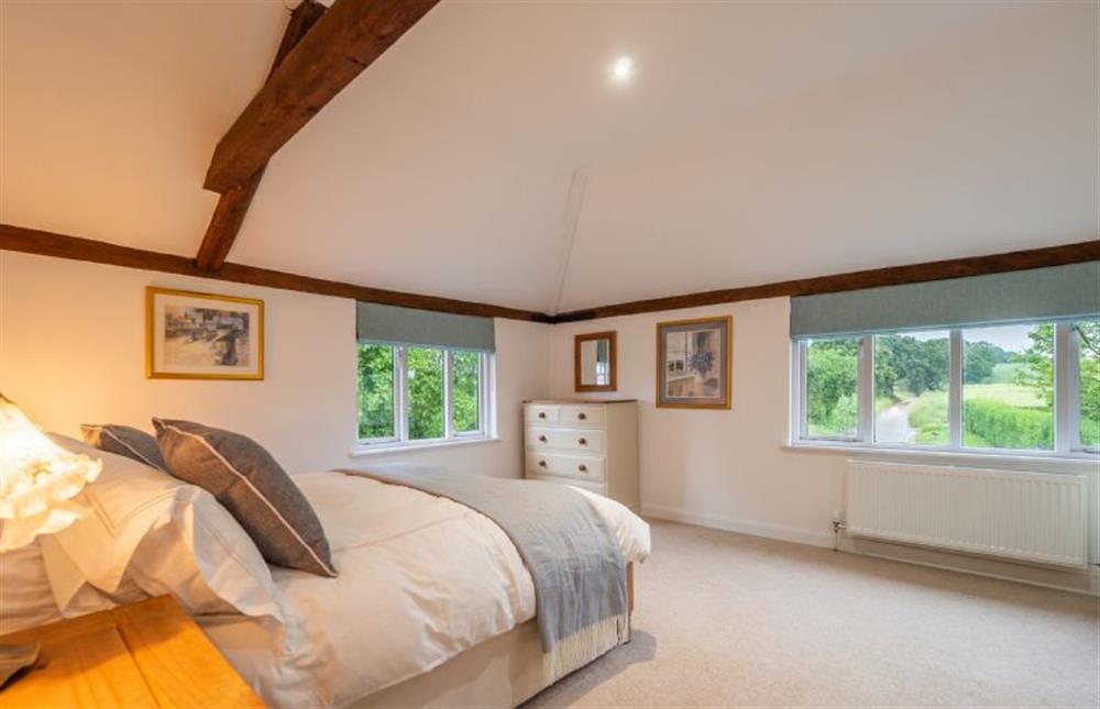 Large master bedroom at The Granary, Woodbridge