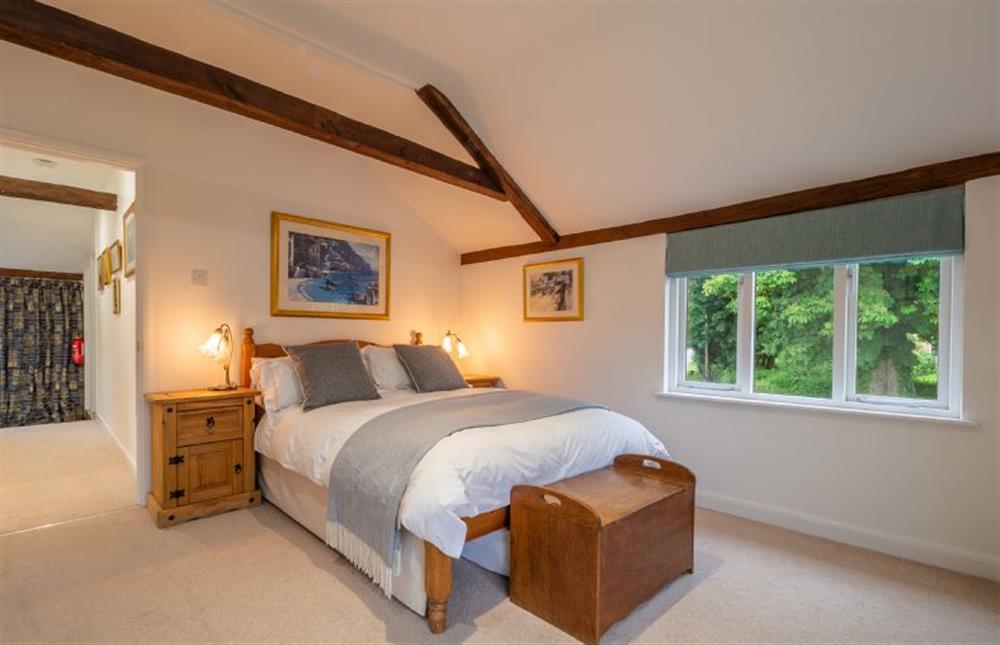 Master bedroom with 4’6 double bed at The Granary, Woodbridge