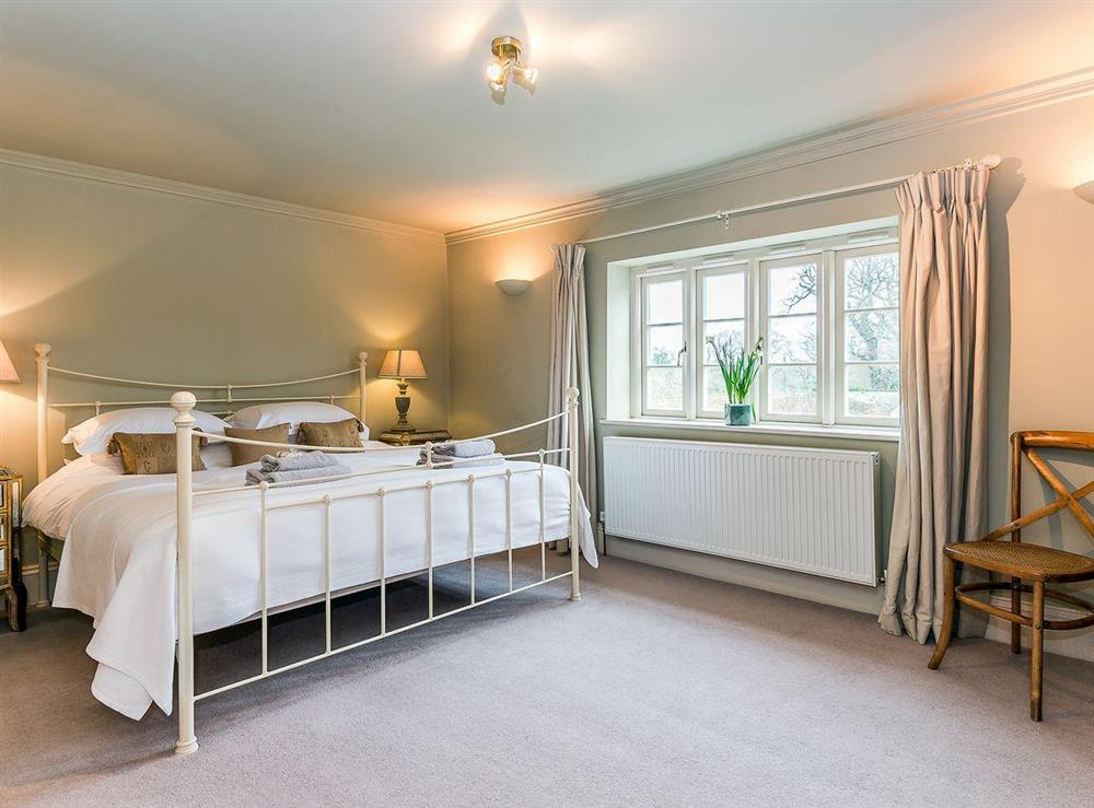 Double bedroom at The Grange Farmhouse in Sculthorpe, Norfolk