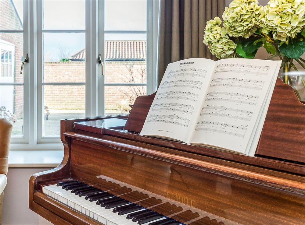 Piano at The Grange Farmhouse in Sculthorpe, Norfolk