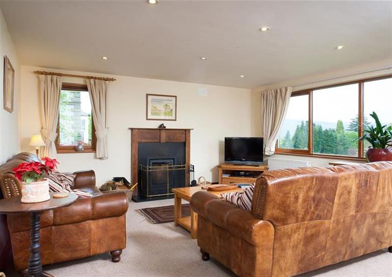The living area at The Grange Lodge, Windermere
