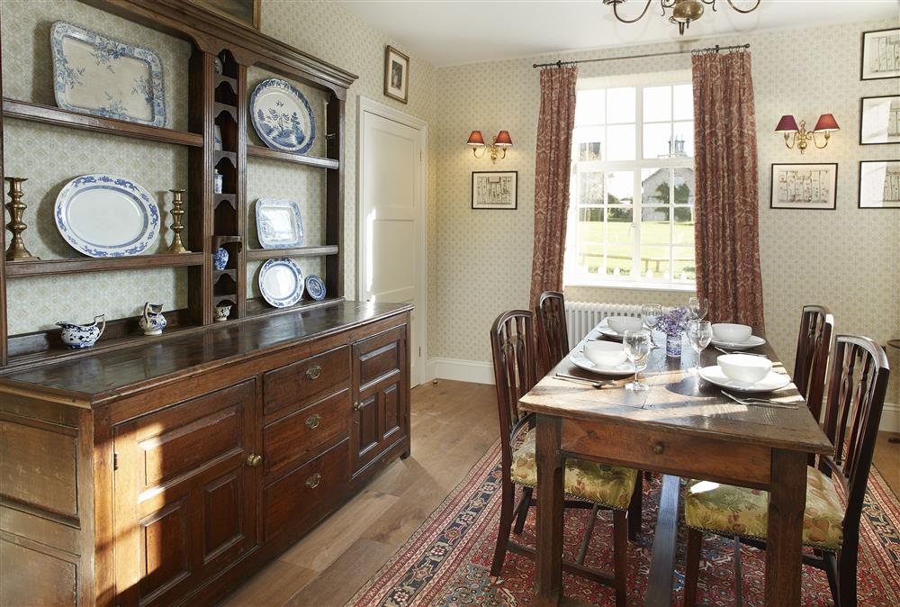 Dining room with seating for four people at The Green, Castle Howard, Coneysthorpe