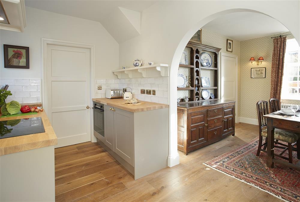 Kitchen leading through to dining area at The Green, Castle Howard, Coneysthorpe