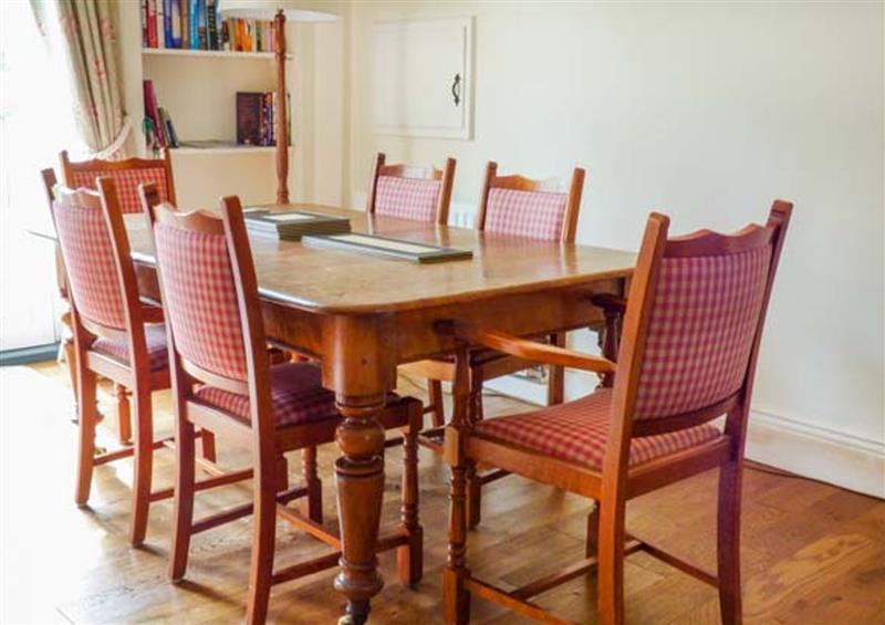 The dining room at The Green, Lastingham near Kirkbymoorside
