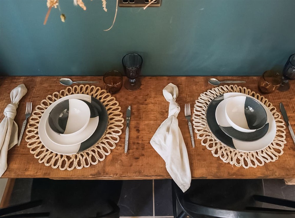 Dining Area at The Green One On The End in Thurton, Norfolk